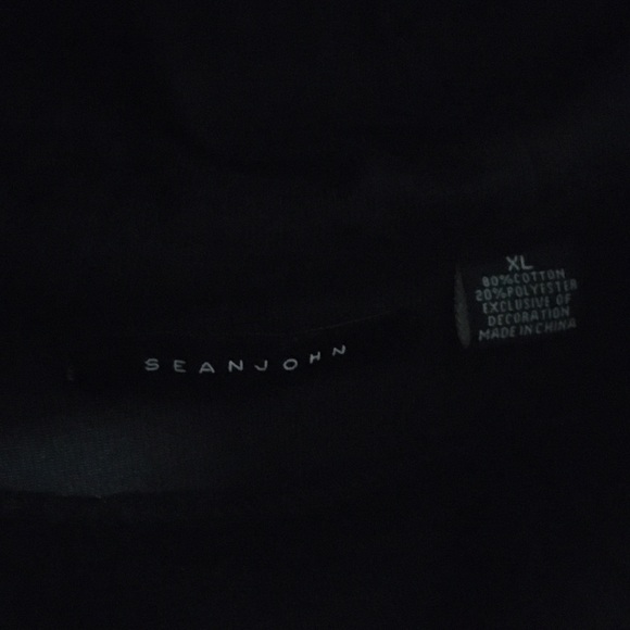 Sean John PDidy velour Pullover Black Hoodie - Picture 7 of 9